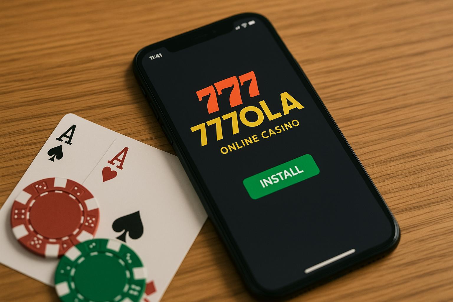 Baixar o 777OLA Cassino App