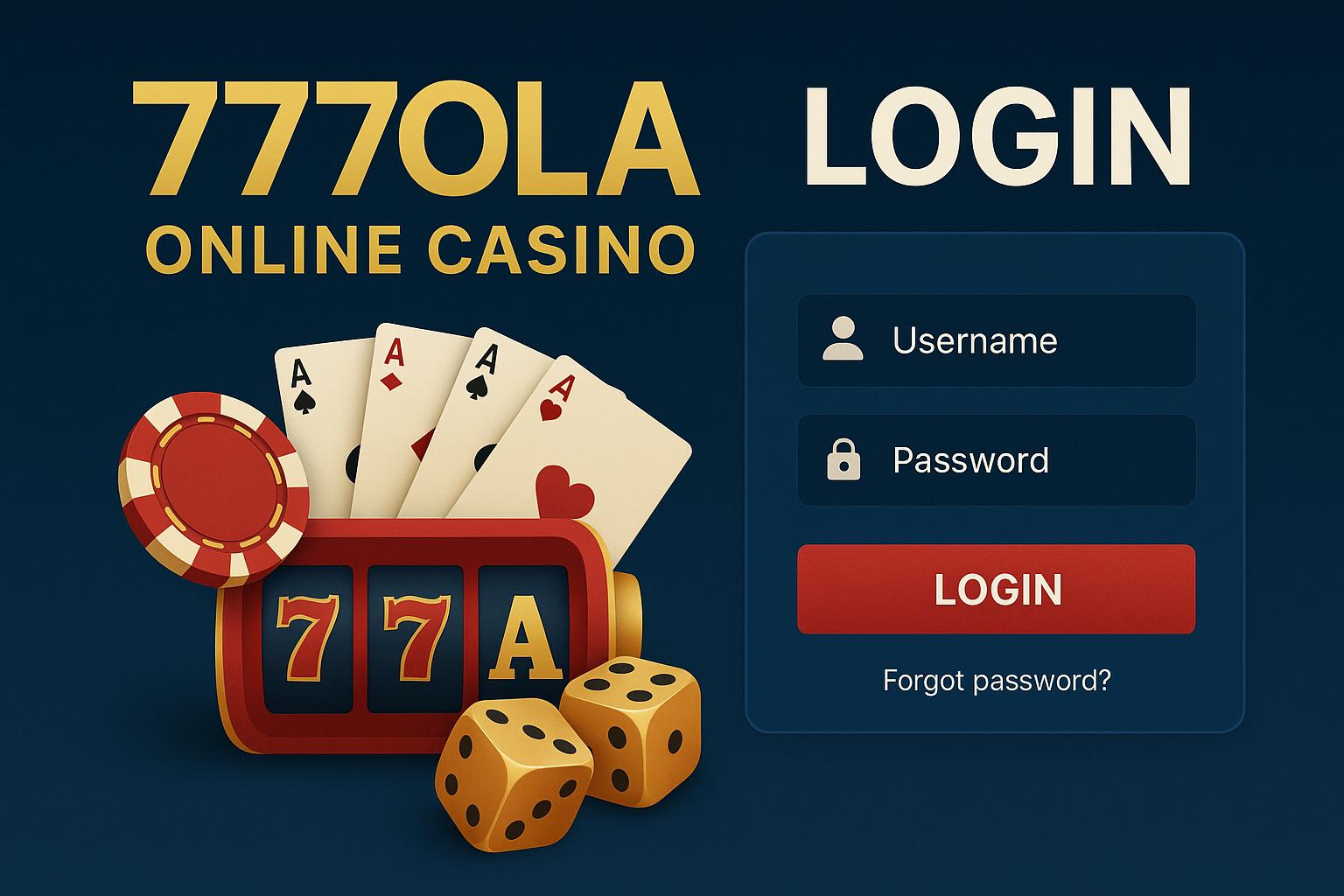 Login no Cassino 777OLA